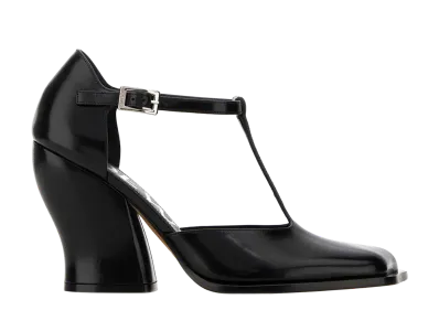 LOEWE Women's Onda T-Bar Pumps "Black"
