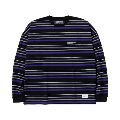 NEIGHBORHOOD Border Crewneck LS "Black"