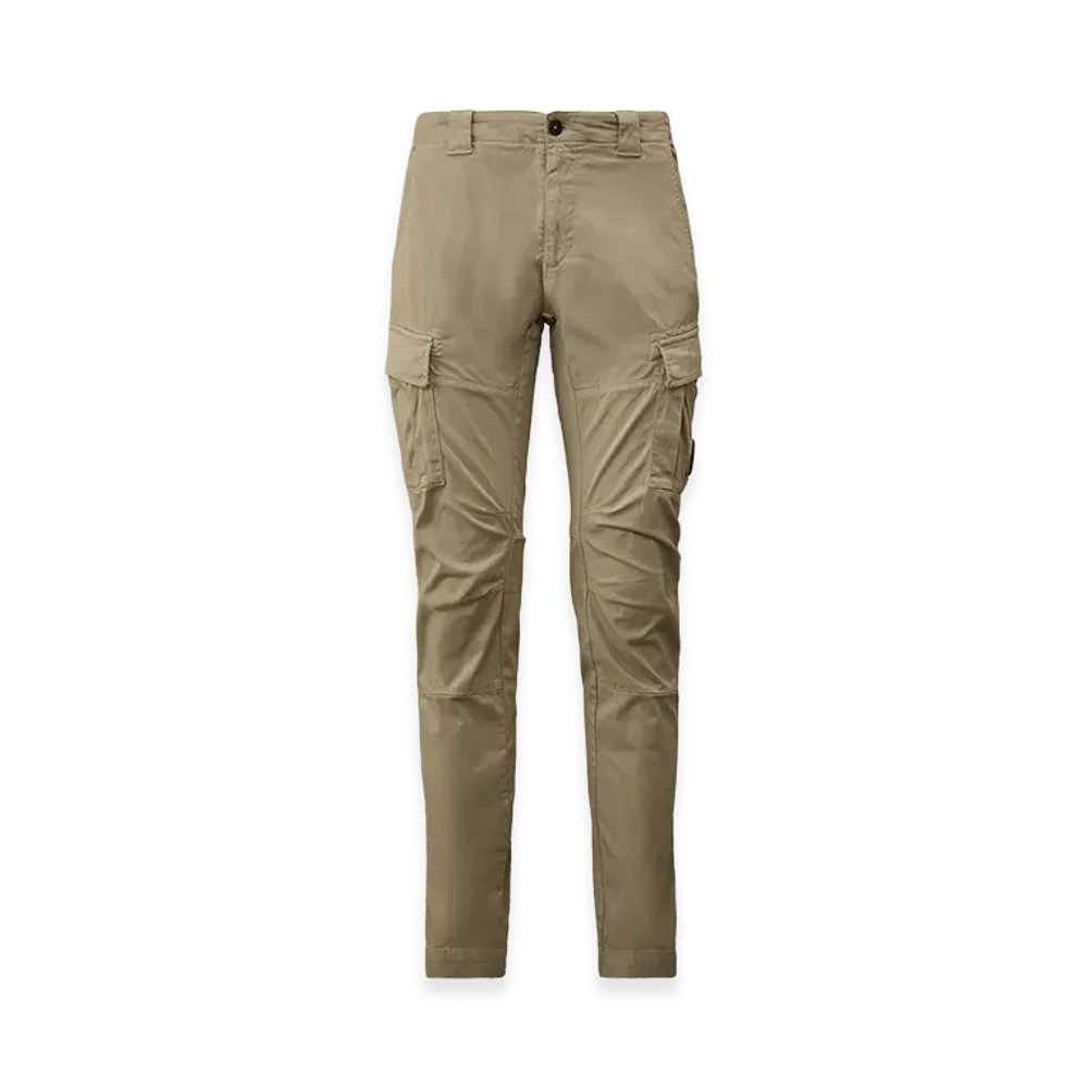 C.P. Company Stretch Sateen Ergonomic Lens Cargo Pants "Dove Grey"