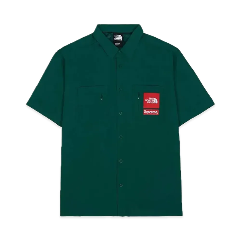 Supreme x The North Face Trekking S/S Shirt "Dark Green"
