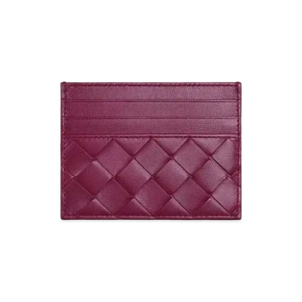 Bottega Veneta Credit Card Holder "Cinnabar"