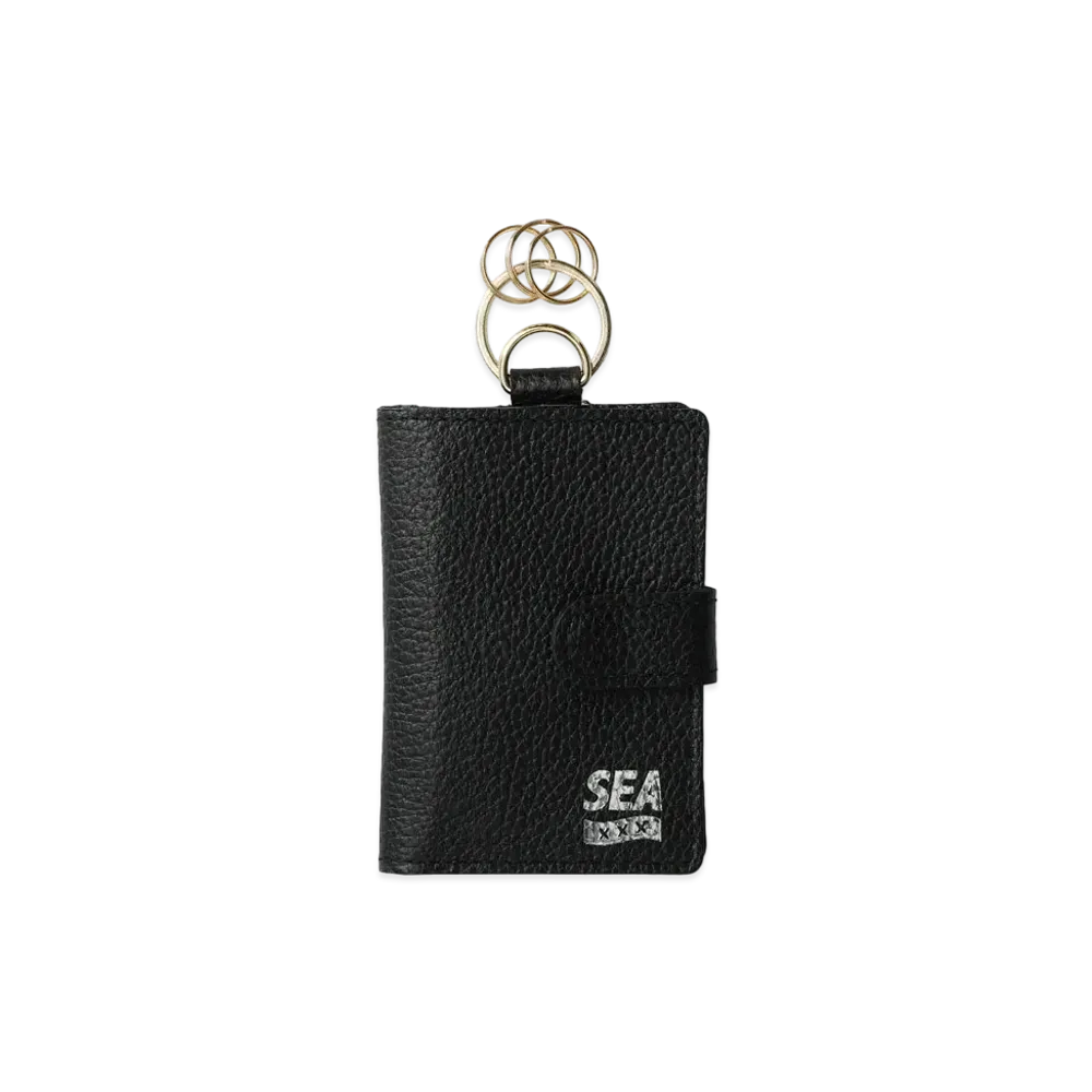 WIND AND SEA x GOD SELECTION XXX Leather Key Case "Black"