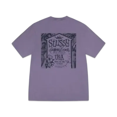 Stussy Beach House Tee Pigment Dyed "Grape"