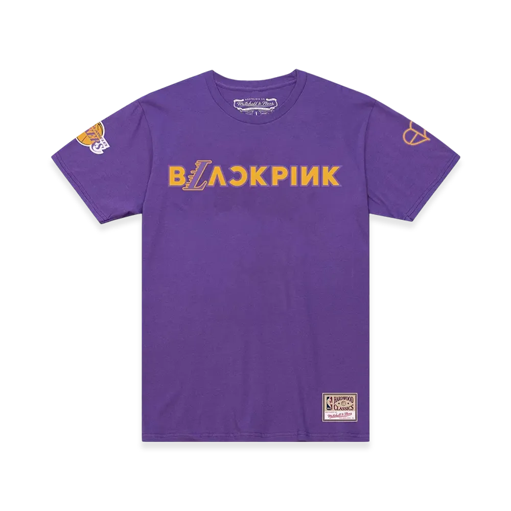 Mitchell & Ness x BLACKPINK Lakers Tee "Purple"