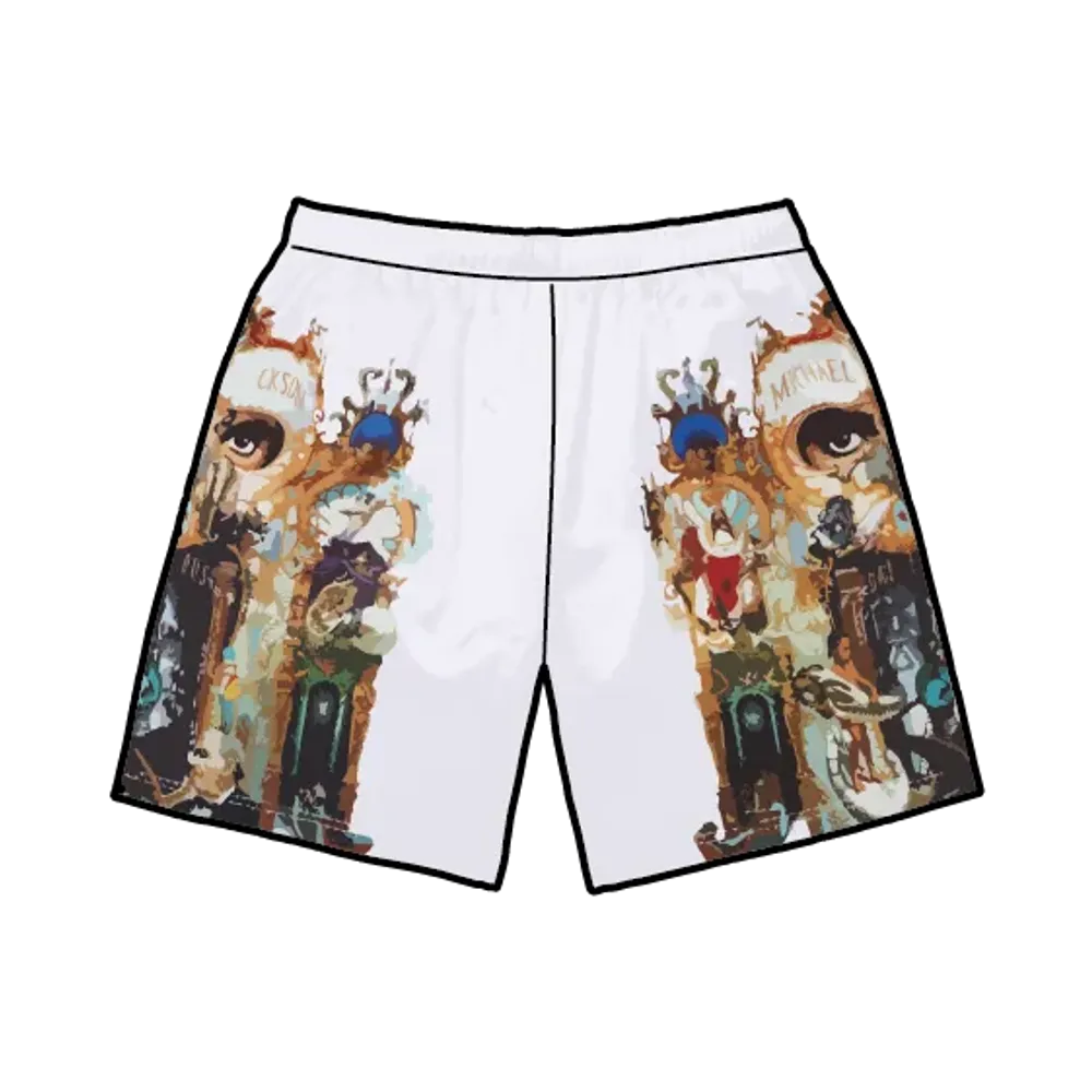 Supreme x Michael Jackson Dangerous Mesh Short "White"