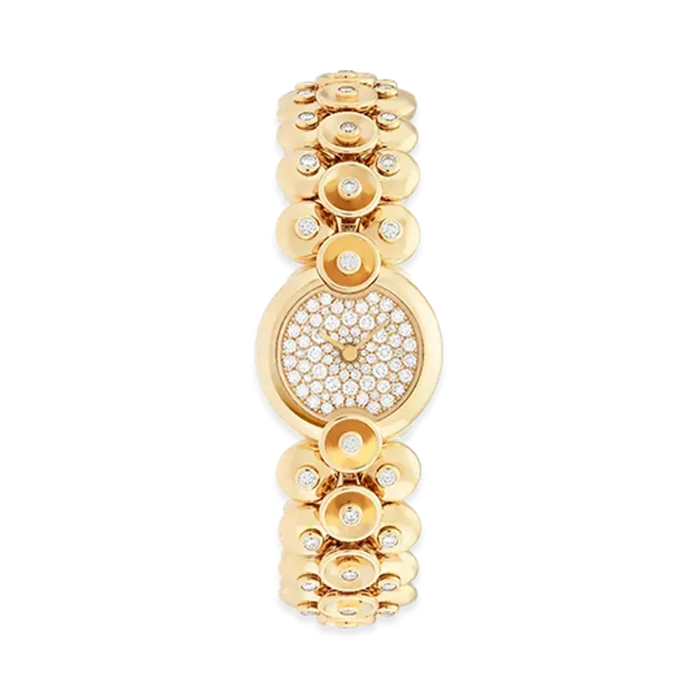 Van Cleef & Arpels Bouton d'or large model watch "18K Yellow gold/Diamond"