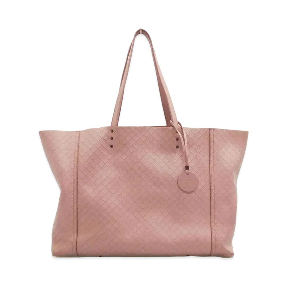 Bottega Veneta Intreccio Mirage leather Tote Bag "Pink"