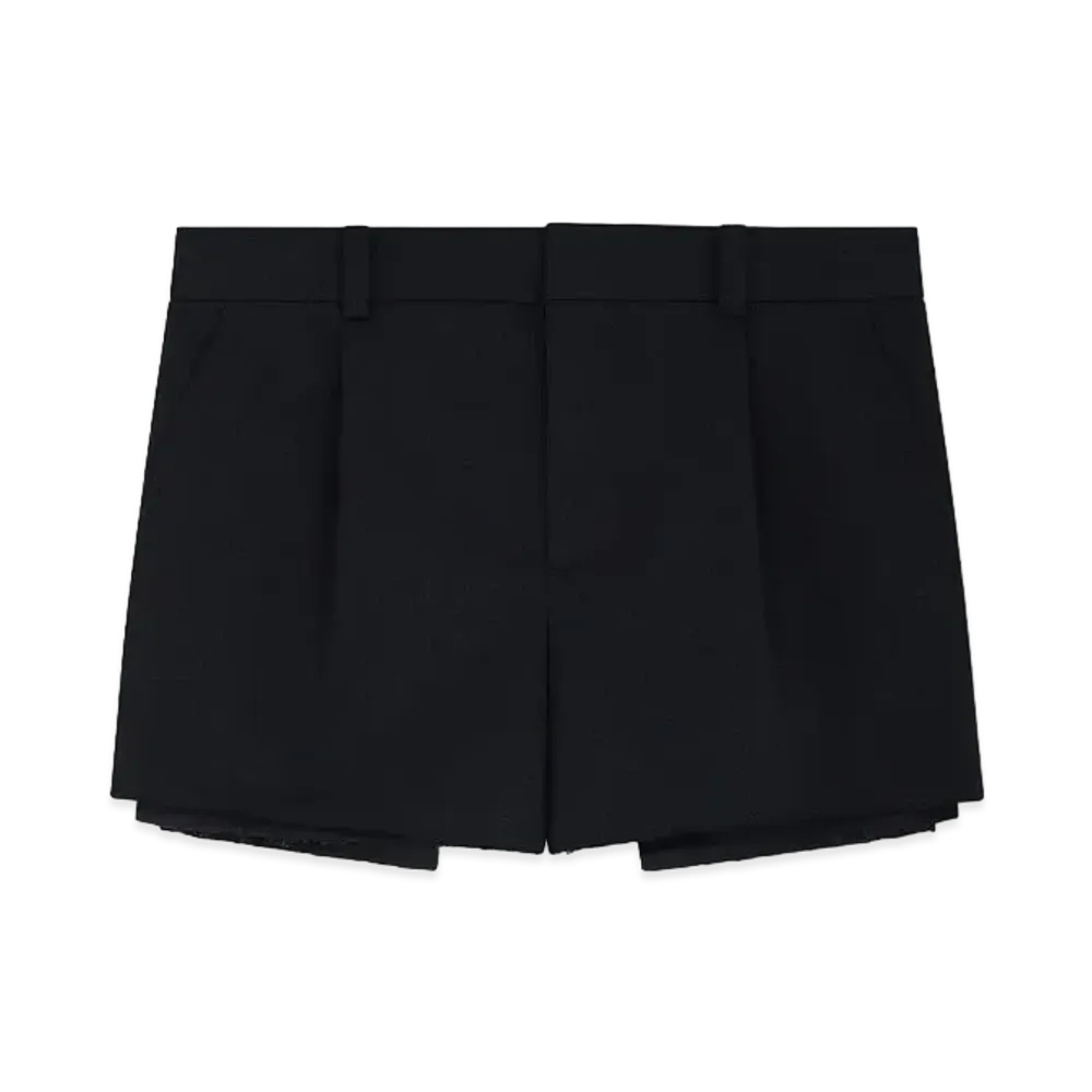 WE11DONE Layered Shorts "Black"