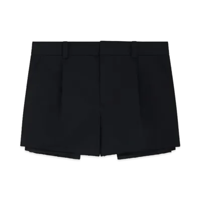 WE11DONE Layered Shorts "Black"
