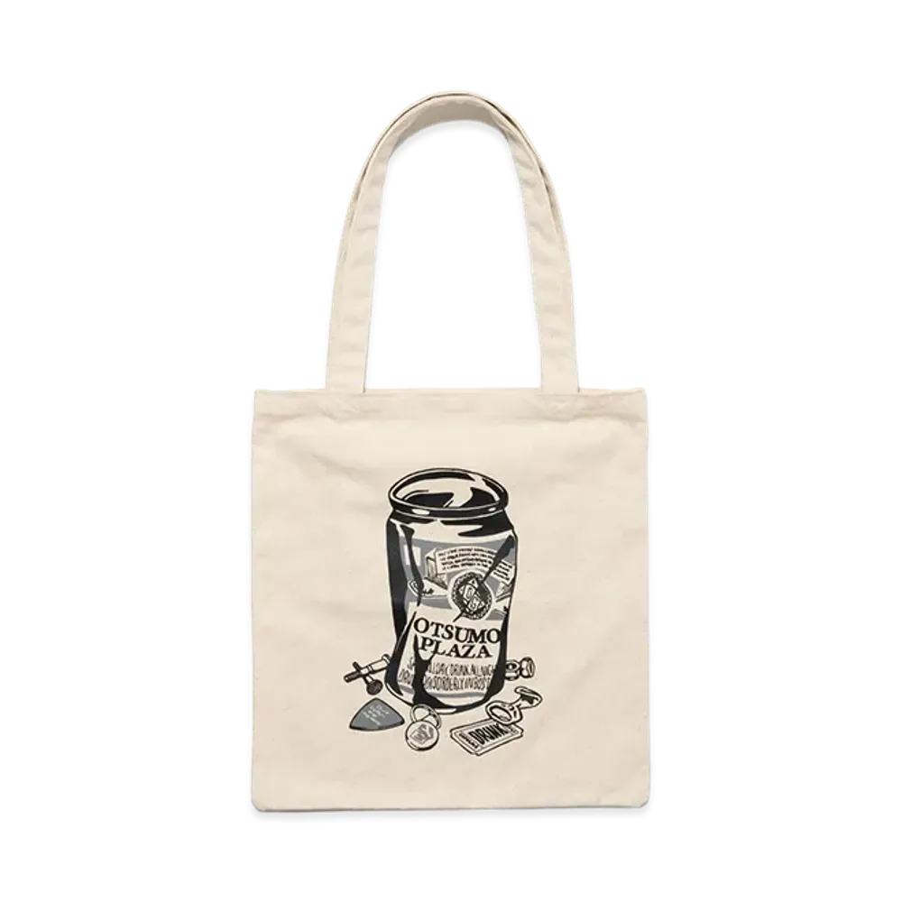 Wasted Youth Otsumo Plaza Canvas Tote Bag "Gray"