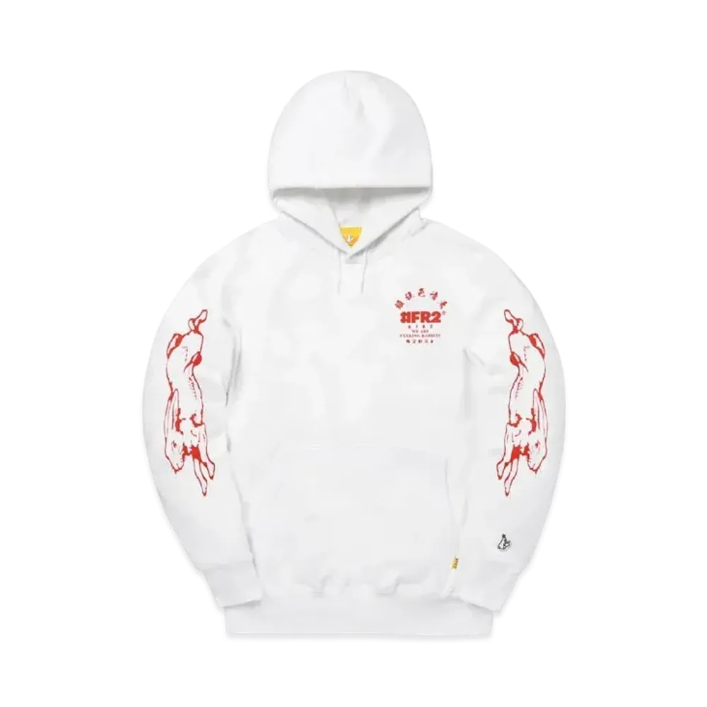 FR2 Rabbit Painting Hoodie "White"