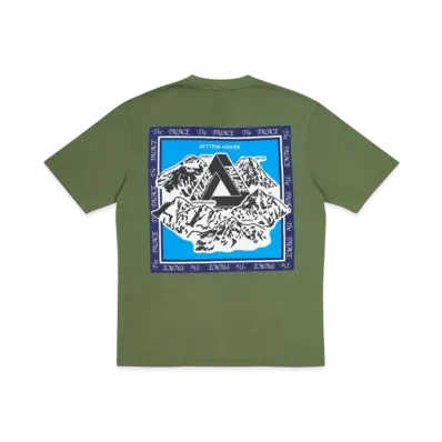 PALACE Getting Higher T-Shirt "Army Green"