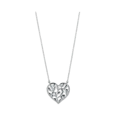Tiffany & Co. Paloma Picasso Olive Leaf Heart Pendant "Silver"