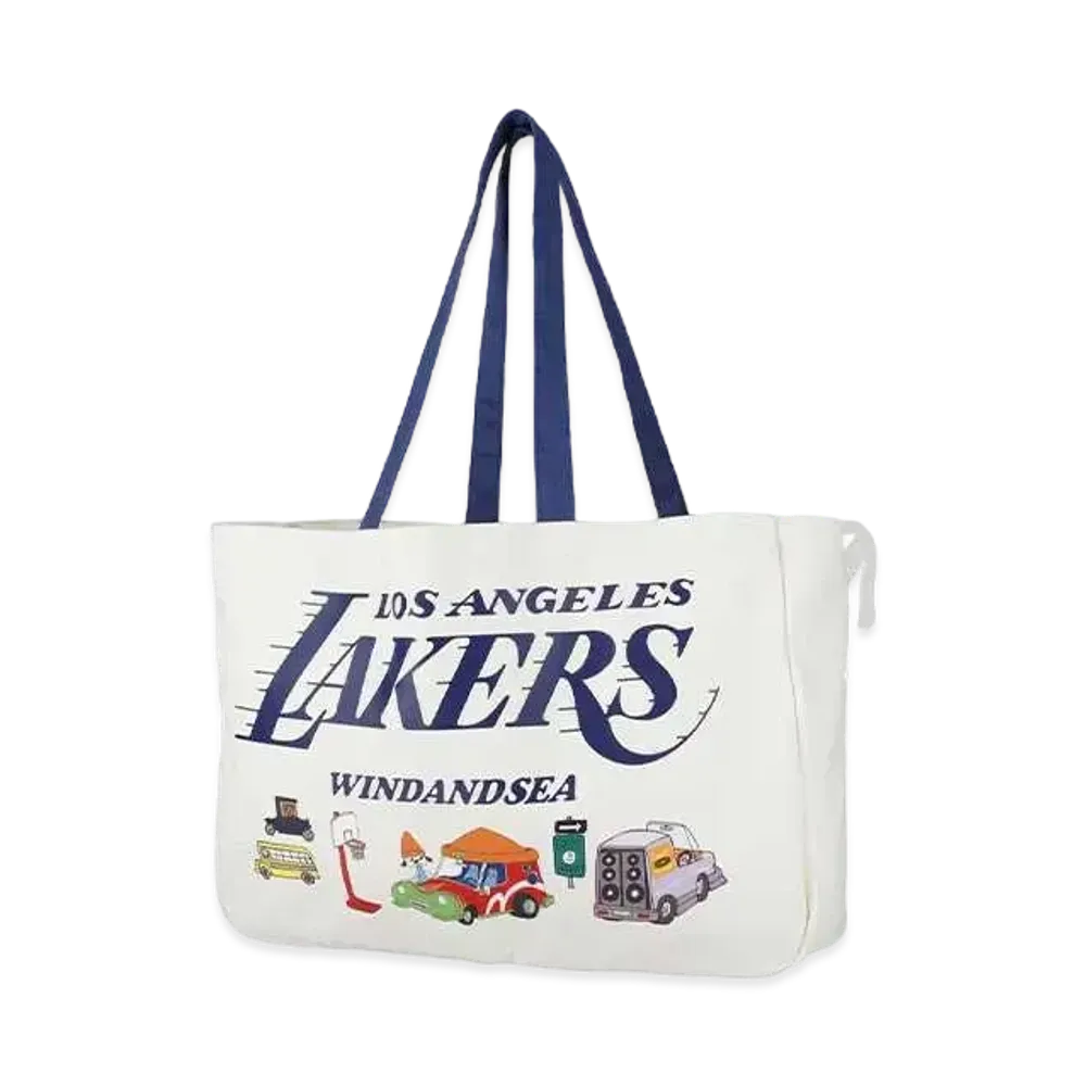 WIND AND SEA x NBA CHAMPIONS x PARAPPA THE RAPPER Tote Bag "Lakers"