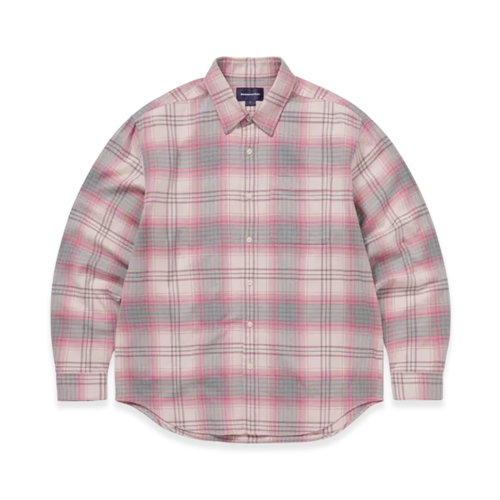 thisisneverthat Flannel Check Shirt "Pink"