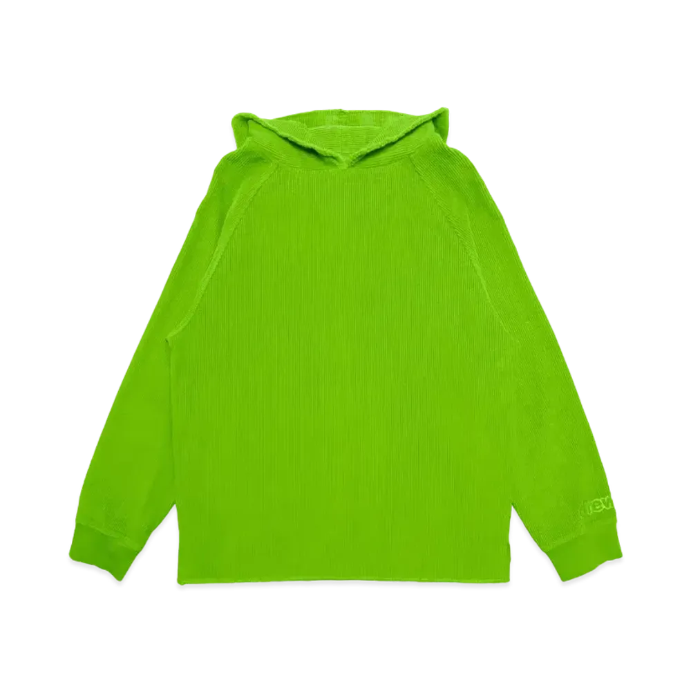 drew house corduroy hoodie "Lime"