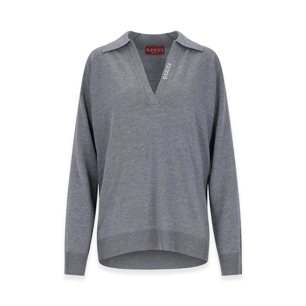 GUCCI Women's Sweaters "Printed/Gray"