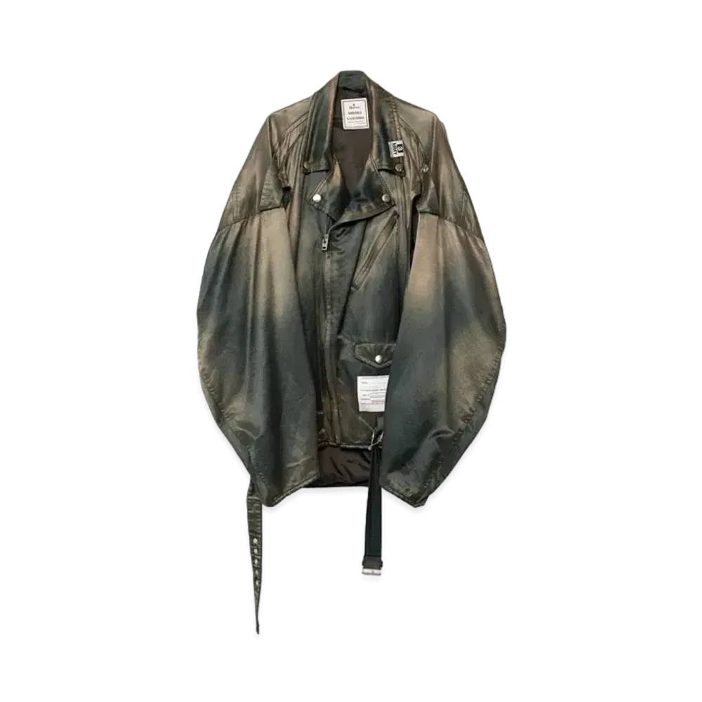 Maison MIHARA YASUHIRO Satin Riders Jacket "Green"