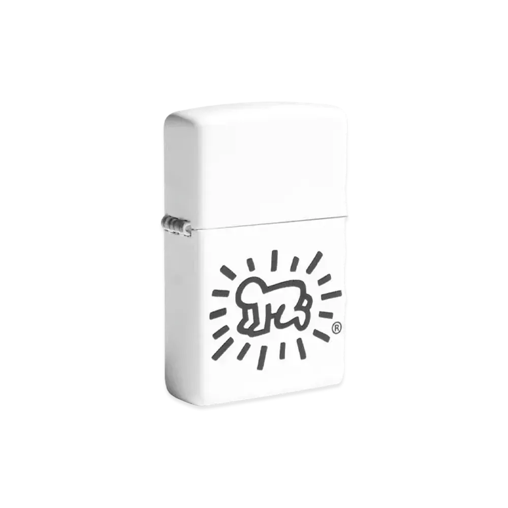 Noah x Keith Haring Zippo "White"