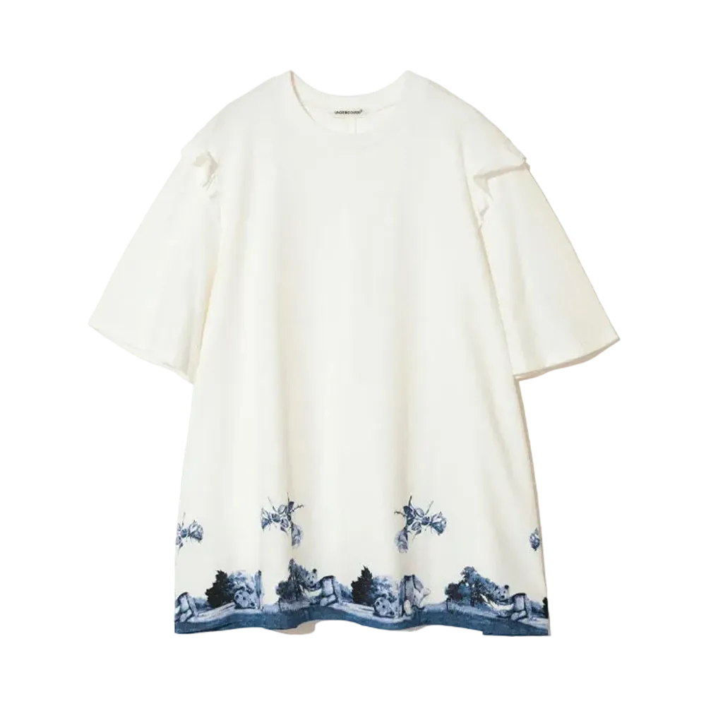 UNDERCOVER Cotton Frill T-Shirt "White"