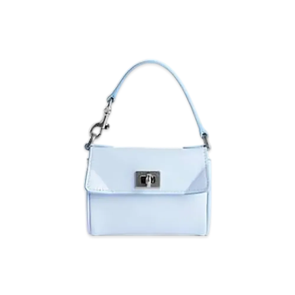 BALENCIAGA Rodeo Micro Bag Charm "Cloudy Blue"