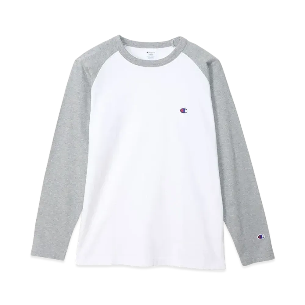 Champion Basic Raglan Long Sleeve T-shirt "Oxford Gray"