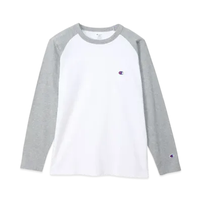 Champion Basic Raglan Long Sleeve T-shirt "Oxford Gray"
