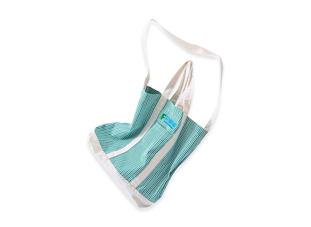 FamilyMart Convenience Wear x NIGO Tote Bag FAMIMA "Green Stripe"