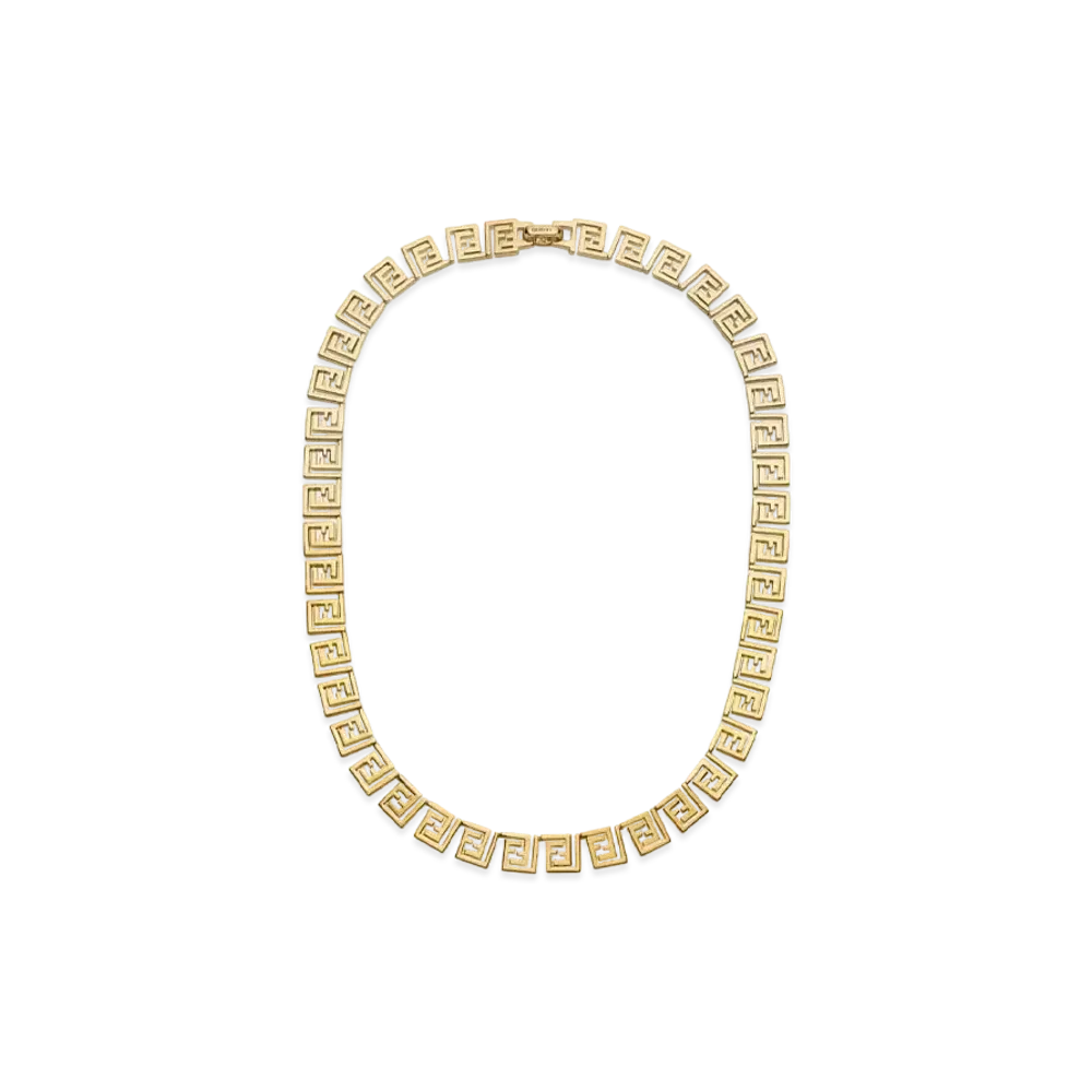 FENDI x Versace Fendace Gold-Colored Necklace "Gold"