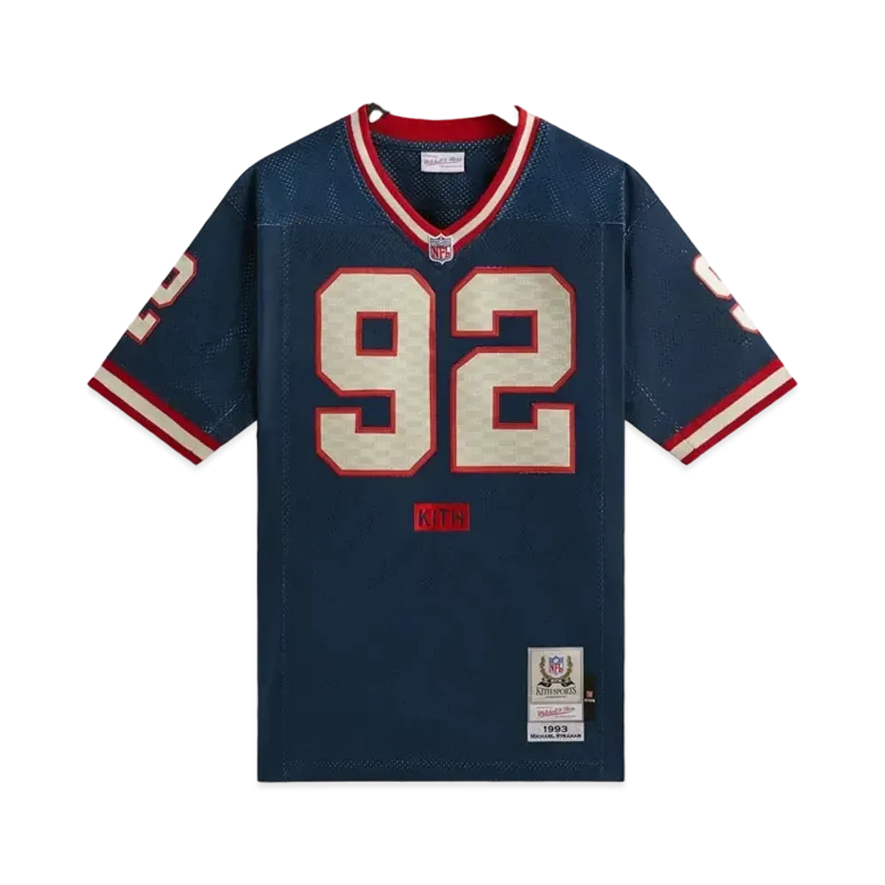 Kith And Mitchell & Ness For The NFL: Michael Strahan Jersey PH "Navy"