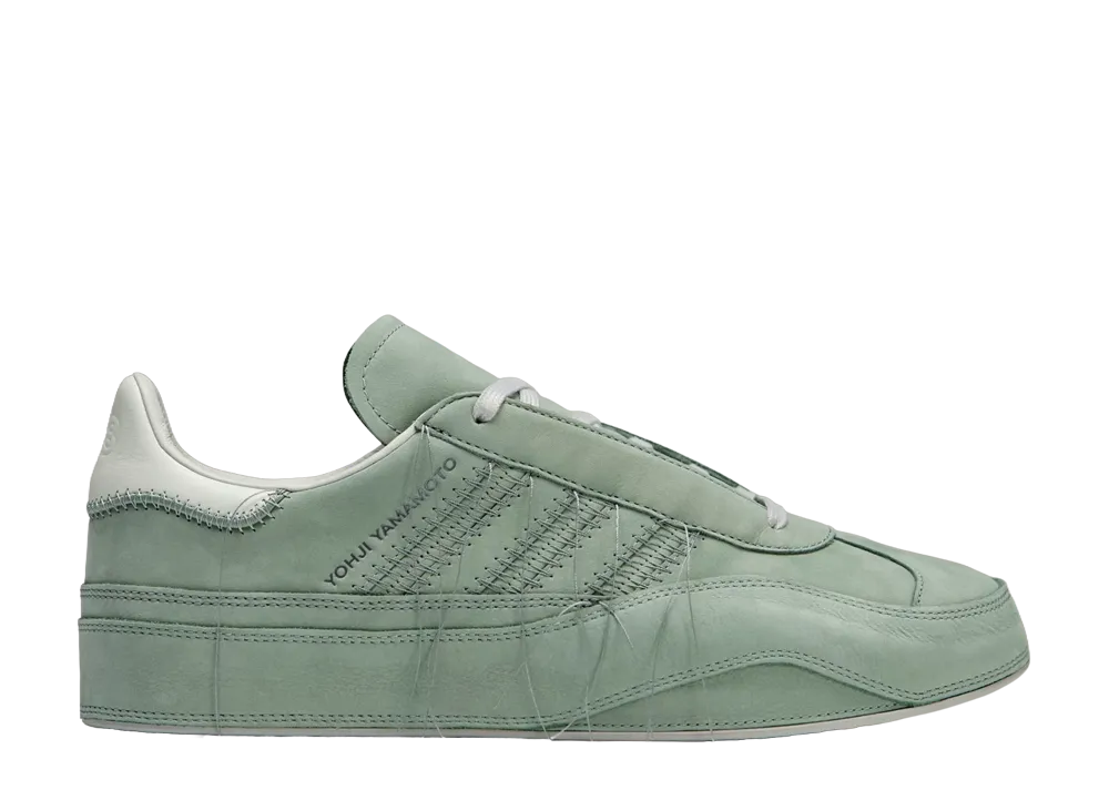 adidas Y-3 Gazelle "Silver Green/Off White"