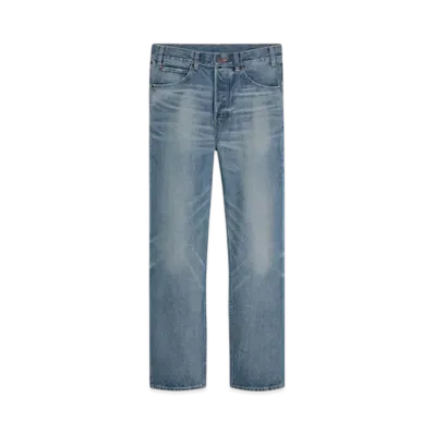 CELINE Men's Kurt Jeans in Union Wash Denim "-"