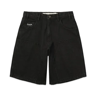 HUF Kinda Loose Double Knee Short "Faded Black"