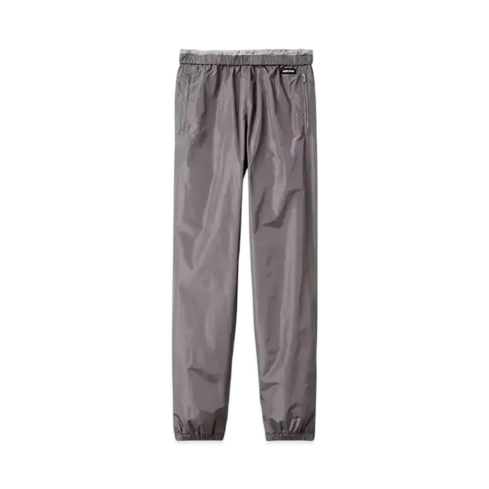 MIUMIU Women's Technical Silk Joggers "Silver"