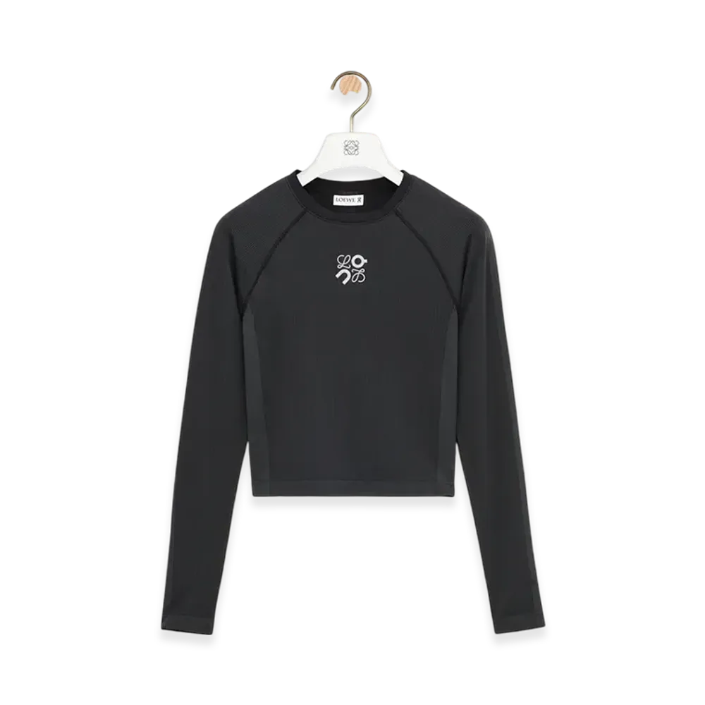 LOEWE x On Long-Sleeved Top (Technical Jersey) "Black"