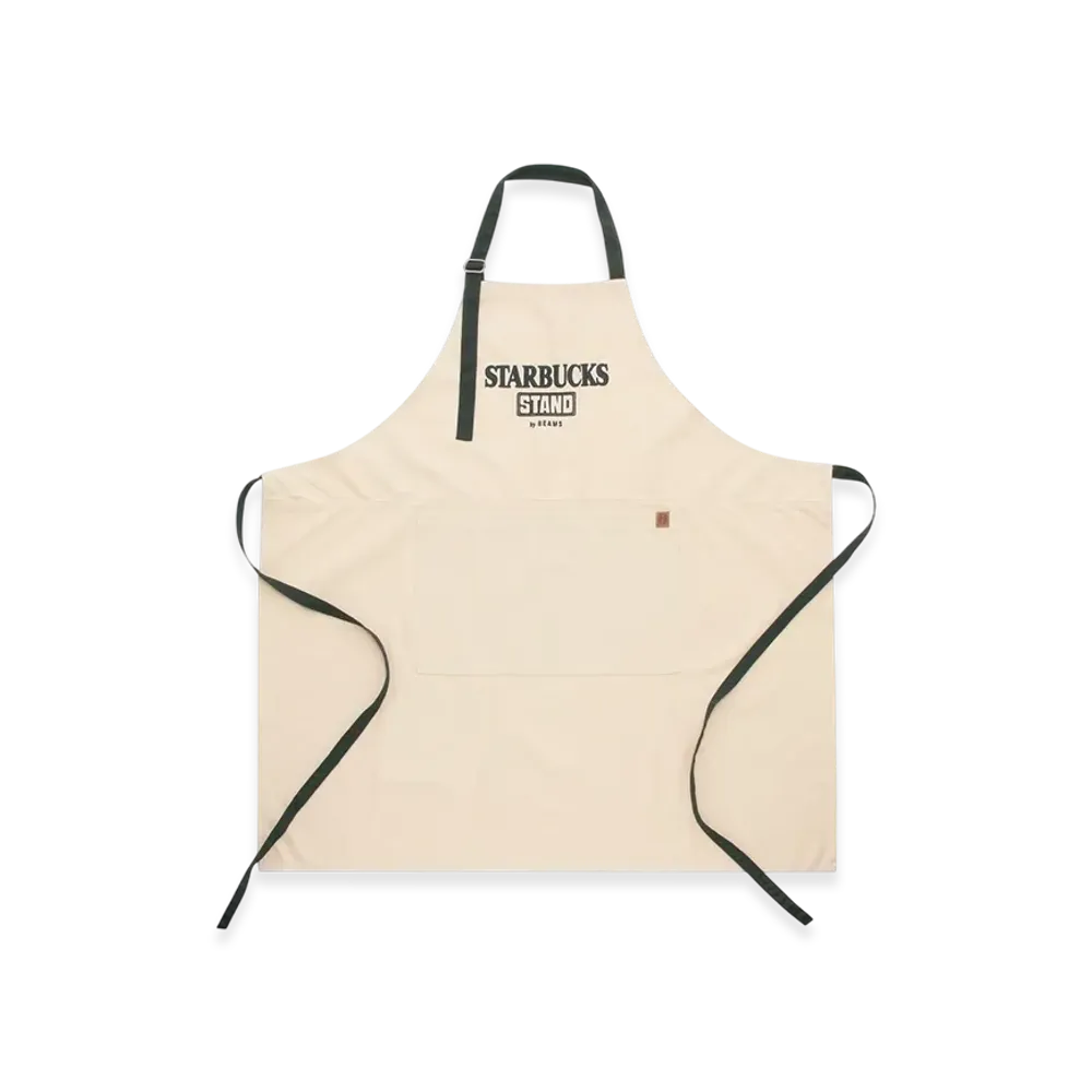 STARBUCKS STAND x BEAMS LOGO Utility Apron "Off White"