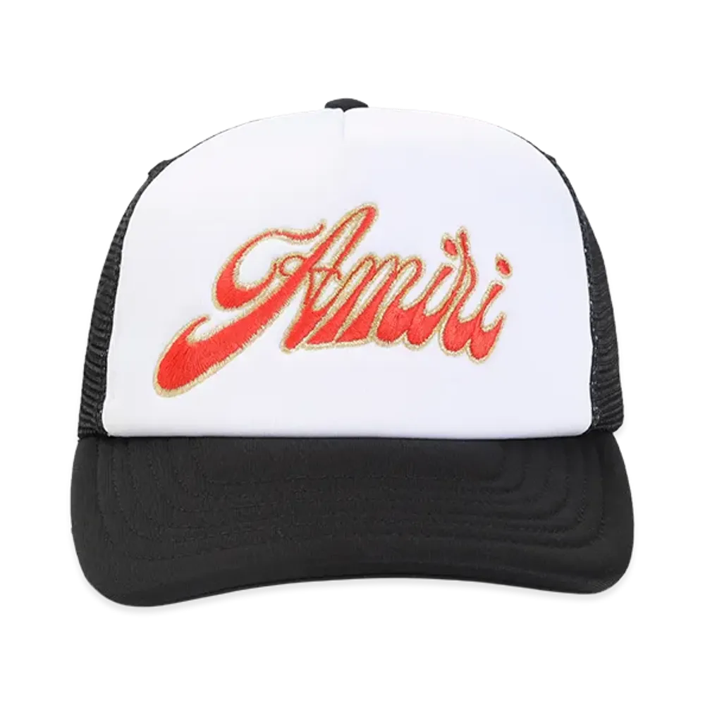 AMIRI Groovy Trucker Cap "Black"