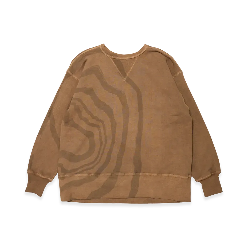 T.T Taiga Takahashi LOT.603 Print Sweat Shirt "Kakishibu Suminagashi"
