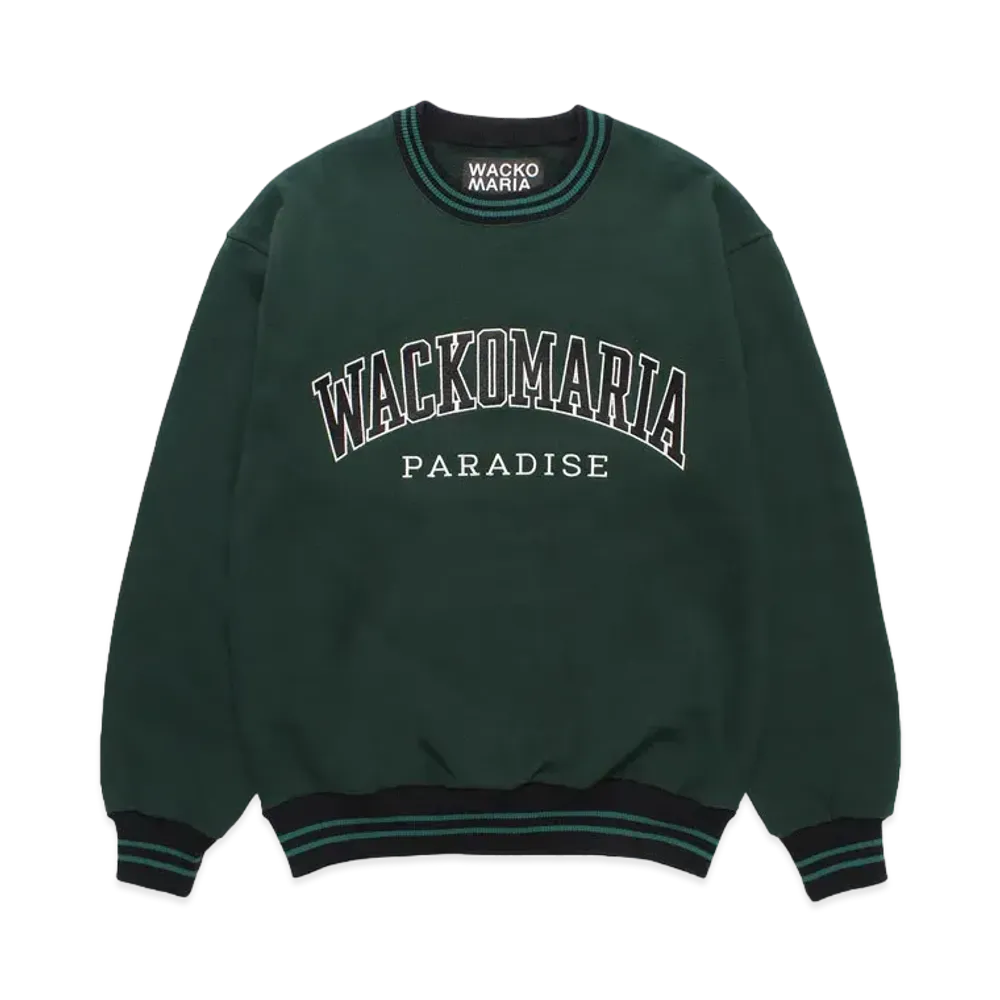 WACKO MARIA Heavy Weight Sweat Shirt "Green"