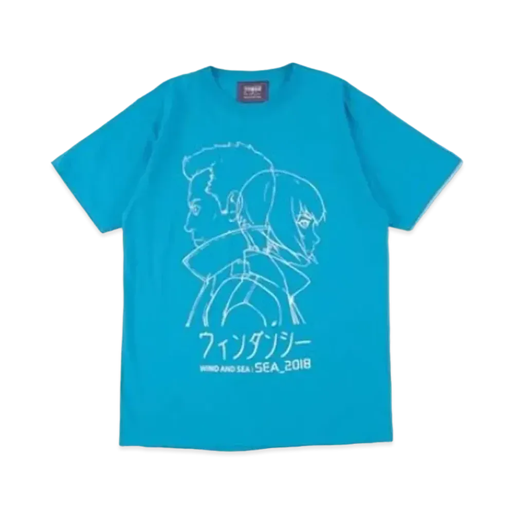 WIND AND SEA x Ghost In The Shell Sac_2045 Aurora T Shirt "Blue"