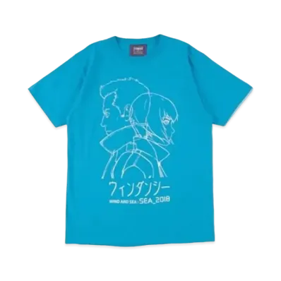 WIND AND SEA x Ghost In The Shell Sac_2045 Aurora T Shirt "Blue"