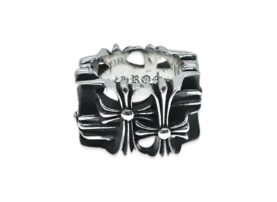 Chrome Hearts Square Cemetery Cross Ring "Silver"