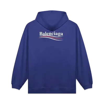 BALENCIAGA Political Campaign Hoodie "Blue"