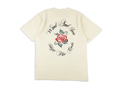 WIND AND SEA Rose Logo S/S Tee "Off White"