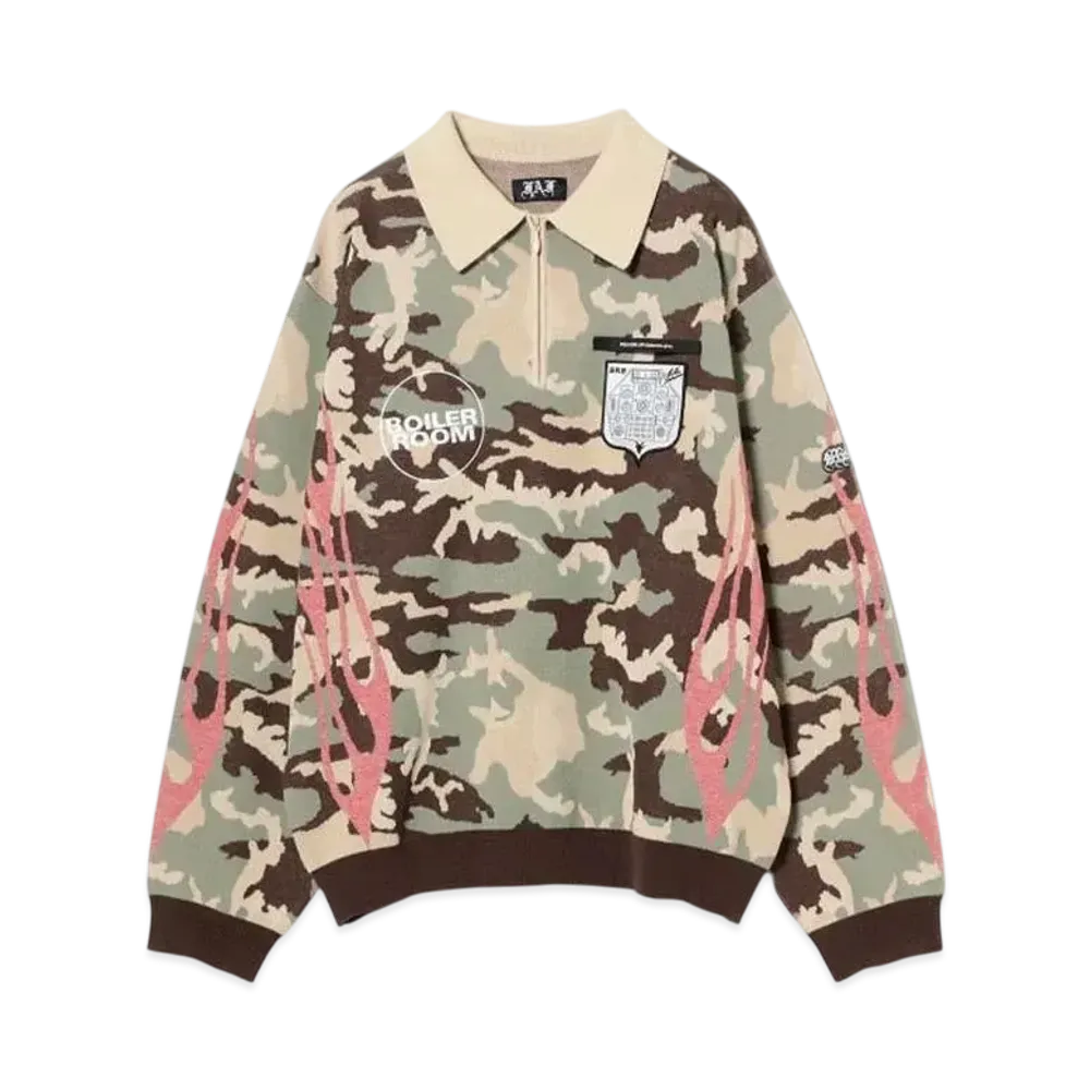 BEAMS T x Boiler Room x FAF Knit "Camo"