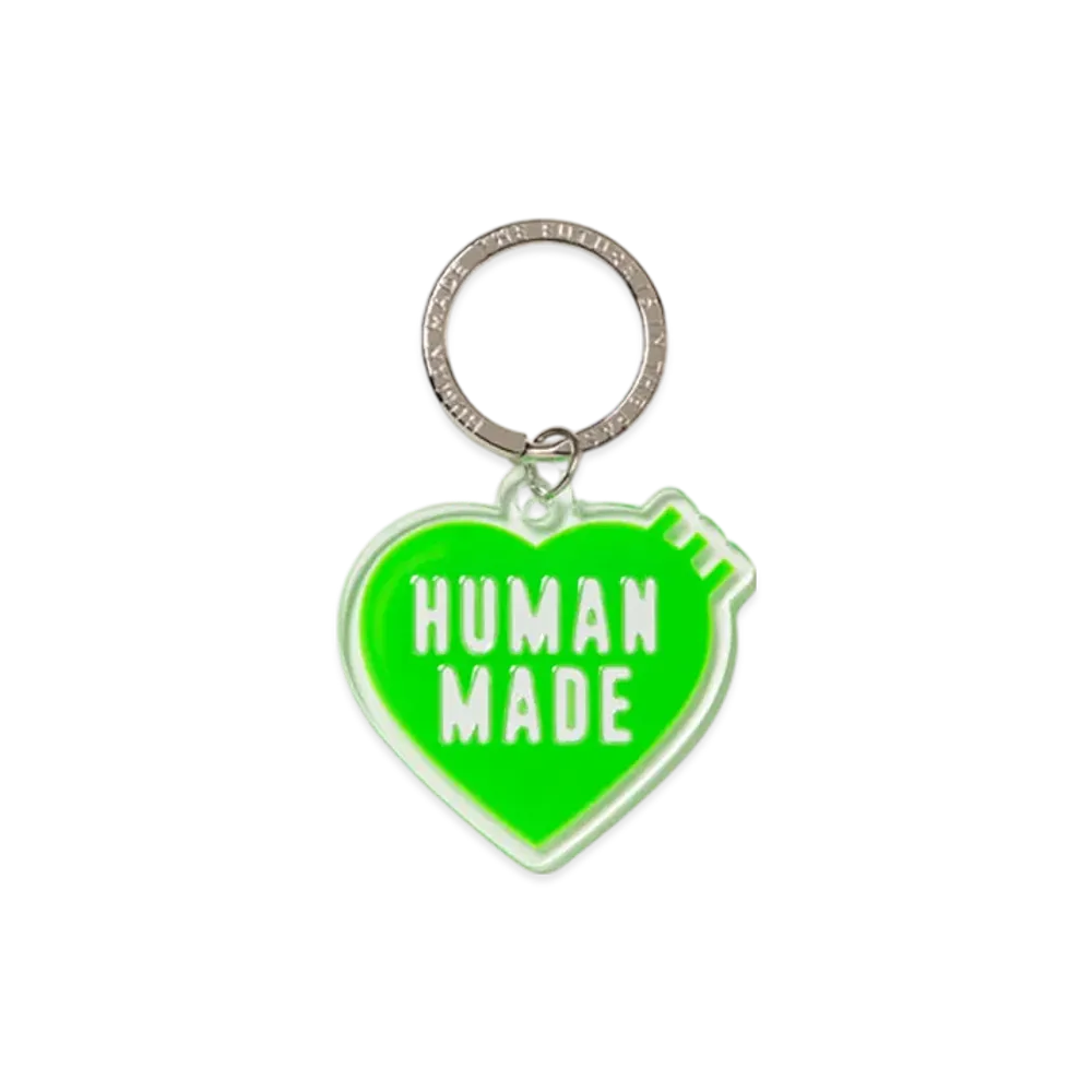 HUMAN MADE Heart Keyring "Green"