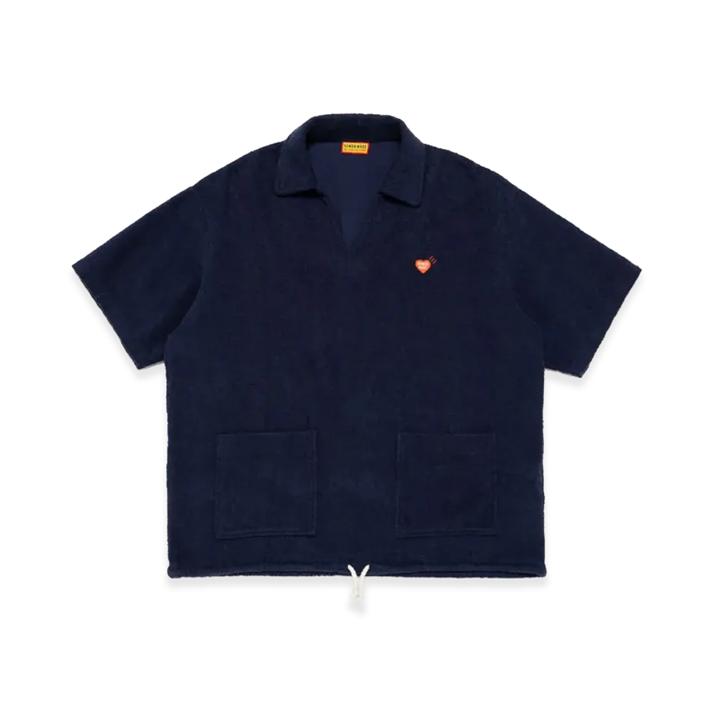 HUMAN MADE Pile Pullover Shirt "Navy"