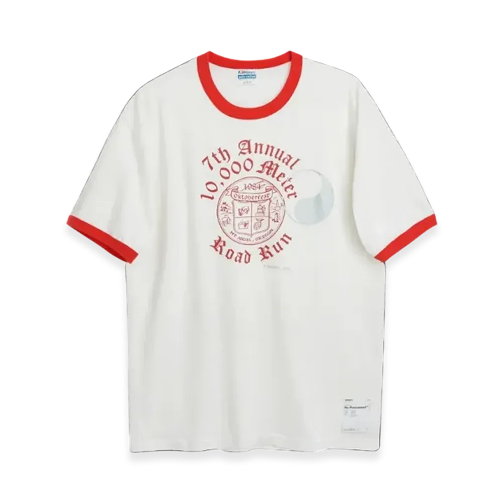 OUR LEGACY Work Shop Repossessed Marathon T-Shirt "Oregon Road Run"