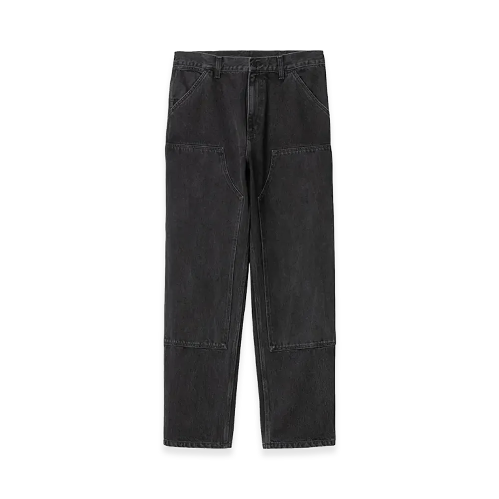 Carhartt WIP Double Knee Pant "Black(Stone Washed)"