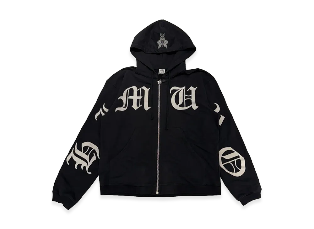 Chrome Hearts x Kyosuke Himuro Arch Logo Zip Up Hoodie "Black"